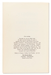 Philip Roth First Edition, First Printing of ''Goodbye, Columbus'' -- With Bookplate Signed by Roth