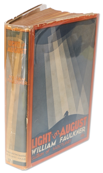 William Faulkner First Edition, First Printing of Light in August -- In First Printing Dust Jacket