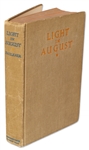 William Faulkner First Edition, First Printing of ''Light in August'' -- In First Printing Dust Jacket