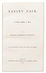 First Edition, First Printing of William Thackeray's ''Vanity Fair''