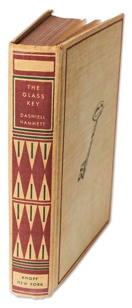 Dashiell Hammett First U.S. Edition, First Printing of The Glass Key
