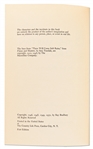 Ray Bradbury Signed First Edition, First Printing of ''The Martian Chronicles'' -- In First Printing Dust Jacket
