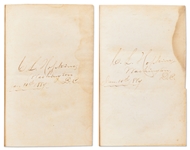 Charles Darwin First U.S. Edition of ''Voyage of a Naturalist'' -- Darwin's Notes from the Voyage of the HMS Beagle Where He Questioned His Previous Belief that Species Had Fixed Attributes