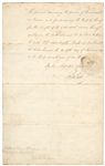 King George III Document Signed from 1797