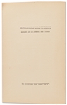 Booker T. Washington Signed Card Within First Edition of ''My Larger Education''