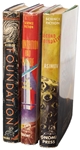 First Edition, First Printing of Isaac Asimov's ''Foundation'' Trilogy -- Each Housed in Original First Printing Dust Jacket