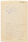 Robert F. Kennedy Signed First Edition of ''The Enemy Within''
