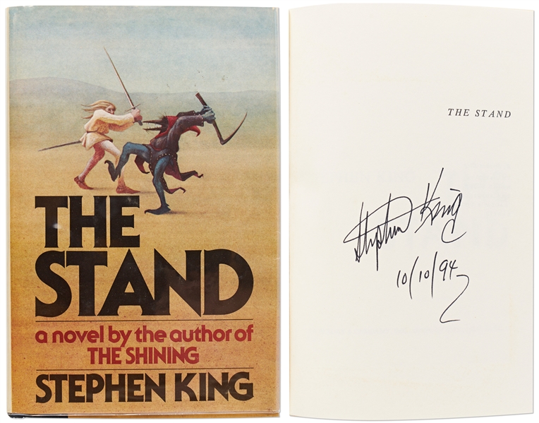 Stephen King Signed First Edition of The Stand -- Without Inscription