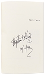 Stephen King Signed First Edition of ''The Stand'' -- Without Inscription