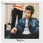 Bob Dylan Signed Album ''Highway 61 Revisited'' -- With Jeff Rosen COA