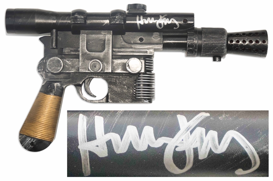 Harrison Ford Signed Star Wars Blaster Gun -- With Beckett COA