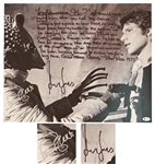 Harrison Ford & Paul Blake Signed 20 x 16 Photo From Star Wars -- One of the Most Memorable Scenes From the Film, With Blake Writing His Famous Monologue