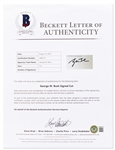 George W. Bush Signed Souvenir 9/11 Speech -- With Beckett COA