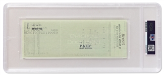 Barack Obama Check Signed from the ''Friends of Barack Obama'' Bank Account -- Encapsulated by PSA/DNA