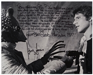 Harrison Ford & Paul Blake Signed 20 x 16 Photo From Star Wars -- One of the Most Memorable Scenes From the Film, With Blake Writing His Famous Monologue