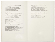 First Edition of Sylvia Plath's Poem ''A Winter Ship'' -- One of Only 60 Copies Extant, Personally Owned by Sylvia Plath