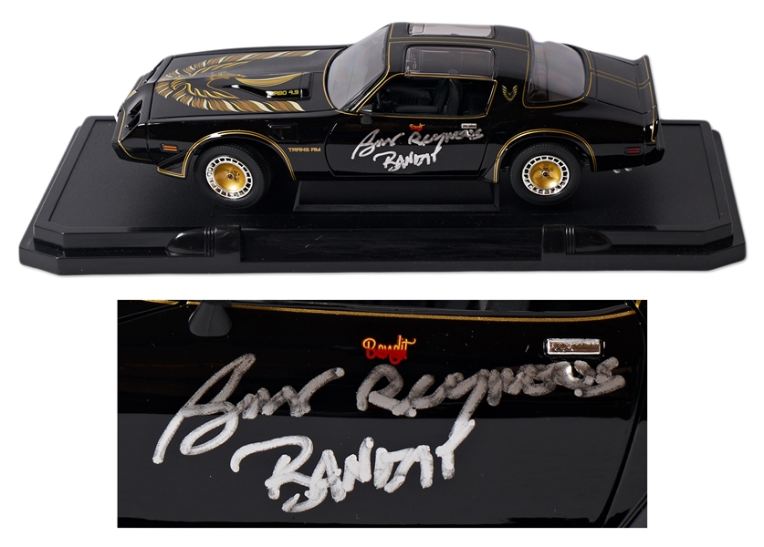 Burt Reynolds Signed Trans Am Model Car From Smokey and the Bandit
