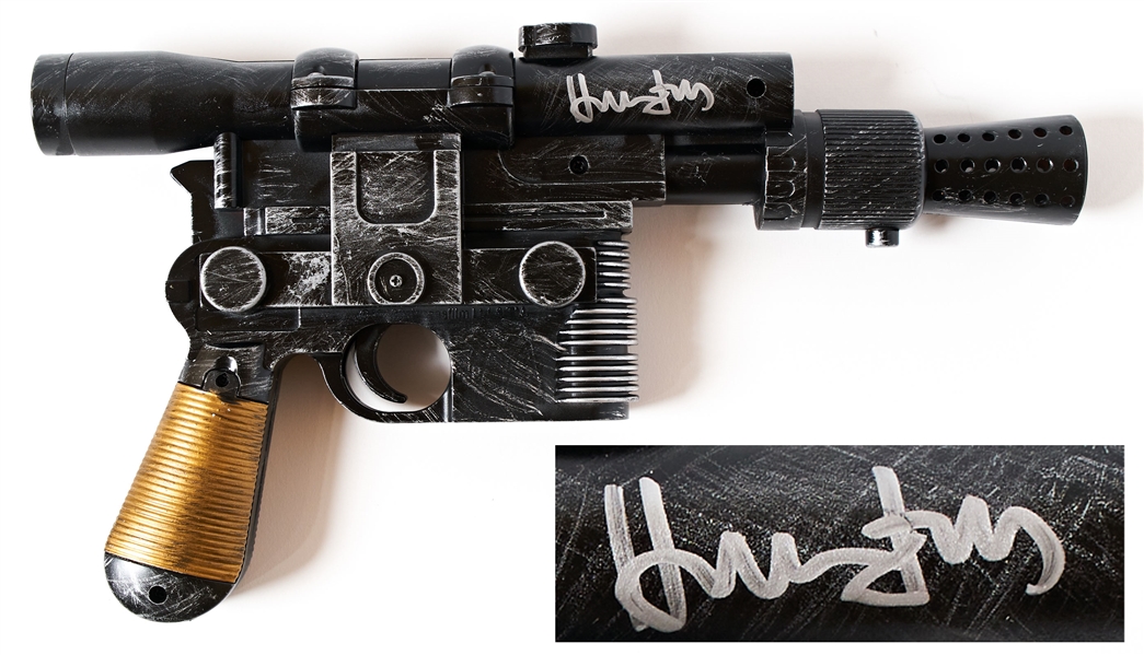 Harrison Ford Signed Star Wars Blaster Gun -- With Beckett COA