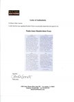 Paula Jones Handwritten, Signed Statement Regarding Bill Clinton Propositioning Her When She Was an Arkansas State Employee -- ''...The Governor would like to meet with you...''
