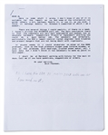 Richard Feynman Personally Owned Draft Copy of His Minority Report on the Space Shuttle Challenger Disaster -- Early, Possibly First Draft with Feynmans Handwritten Notes