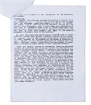 Richard Feynman Personally Owned Draft Copy of His Minority Report on the Space Shuttle Challenger Disaster -- Early, Possibly First Draft with Feynman's Handwritten Notes