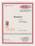 George Washington Signature -- With University Archives COA