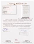 Mother Teresa Letter Signed With a Christmas Greeting -- With PSA/DNA Encapsulation