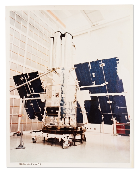 NASA Black Number Photo of the Copernicus Space Telescope -- On A Kodak Paper