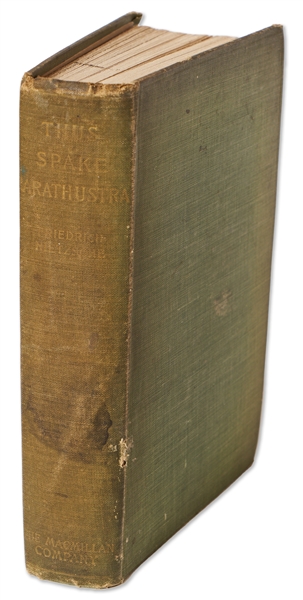 Friedrich Nietzsche First U.S. Edition of Thus Spake Zarathustra -- Volume VIII of The Works of Friedrich Nietzsche Where He Discusses Superman and the Death of God