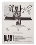 Bruce Lee Signed Program for the 1967 International Karate Championships -- With University Archives COA