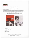 Bruce Lee Signed Program for the 1967 International Karate Championships -- With University Archives COA