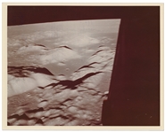 Apollo 17 Photo of the Moon Prior to Landing -- On A Kodak Paper