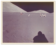 NASA Photo of the Lunar Surface During Apollo 17 -- On A Kodak Paper