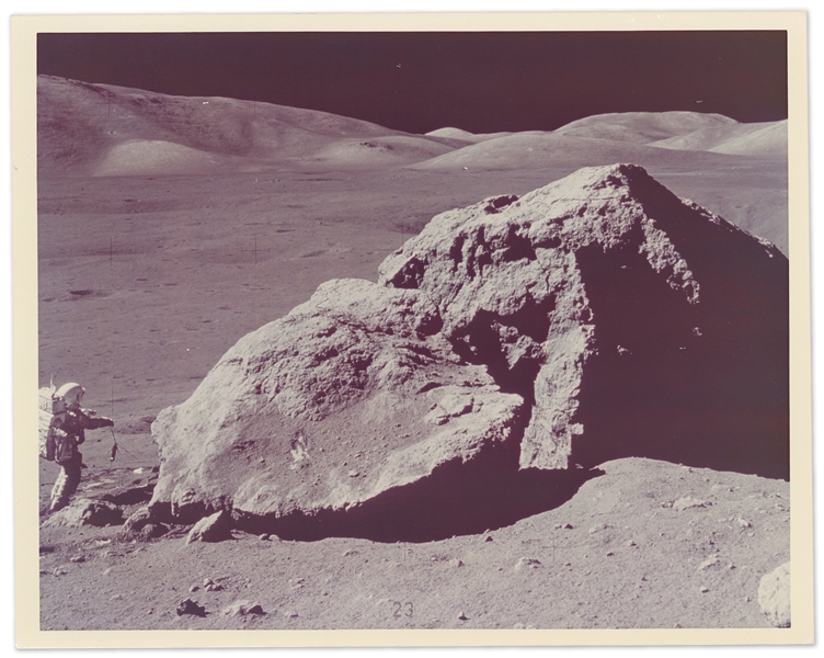 NASA Photo from Apollo 17 Printed on A Kodak Paper
