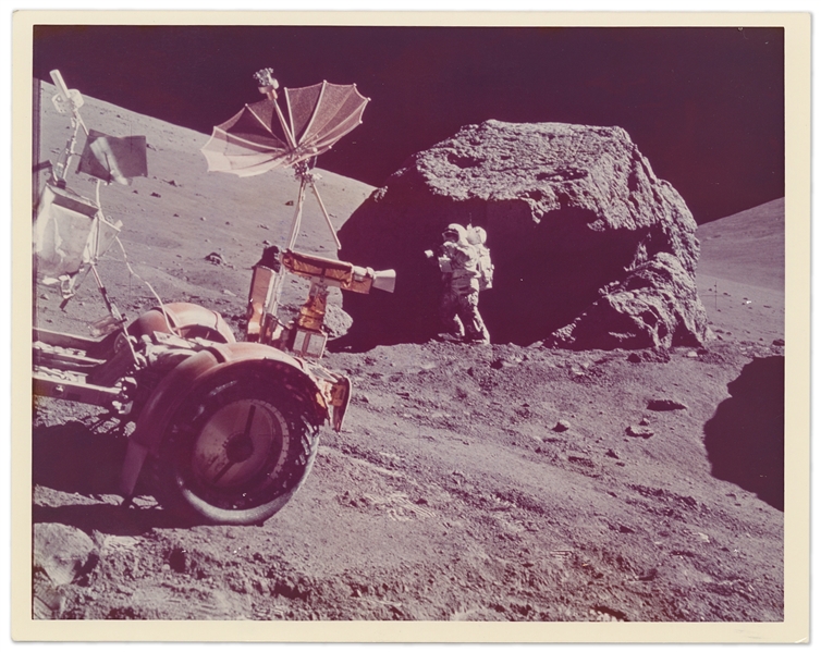 NASA Photo from Apollo 17 Printed on A Kodak Paper