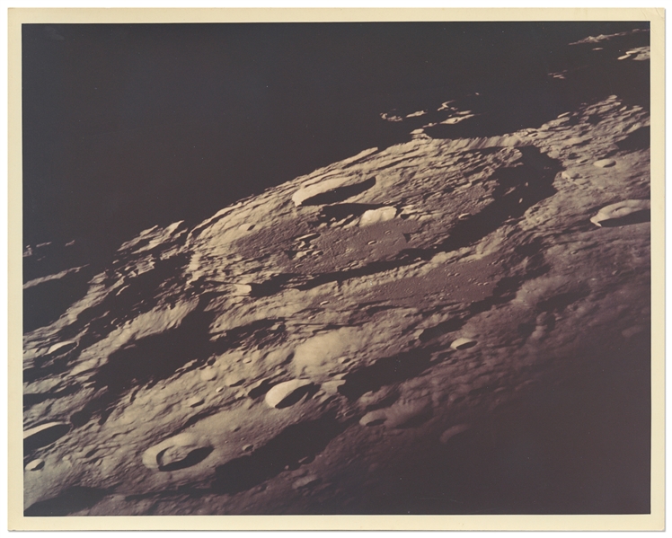 NASA Photo of the Lunar Surface -- On A Kodak Paper