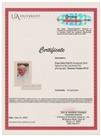 Large Photo of Pope John Paul II Signed on the Presentation Mat -- Measures 13'' x 18'' -- With University Archives COA