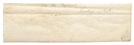 James Madison Signature -- With University Archives COA