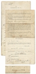 Winston Churchill Naturalization Document Signed as Home Secretary -- With PSA/DNA COA