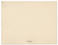 Winston Churchill Christmas Card Signed, Without Inscription -- With PSA/DNA COA