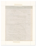 Babe Ruth Signed Ad Copy for the First Episode of ''The Colgate Sports Newsreel'' in 1939