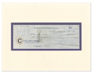 Marilyn Monroe Check Signed to Her Close Friend Hedda Rosten