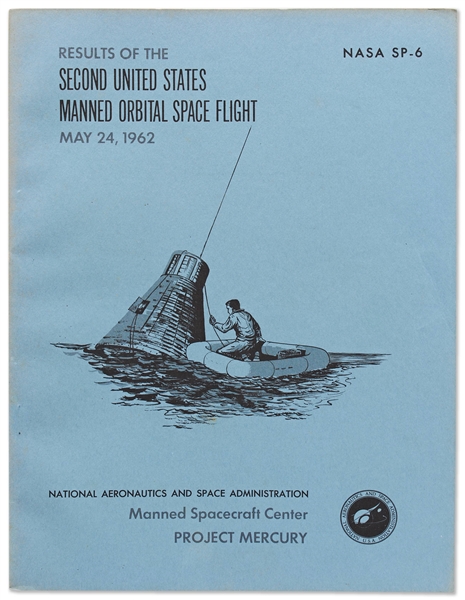NASA Report on the Results of Mercury-Atlas 7, the Second U.S. Manned Orbital Space Flight