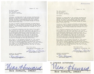 Lot of 15 Contracts Signed by Moe Howard of The Three Stooges, Some Multi-Signed