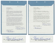 Lot of 15 Contracts Signed by Moe Howard of The Three Stooges, Some Multi-Signed