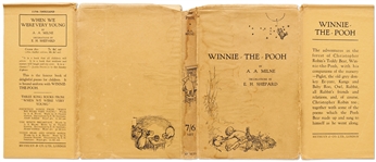 Scarce Ernest H. Shepard Signed First Printing of ''Winnie-the-Pooh'' from 1926 -- Housed in Original Dust Jacket