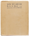 A.A. Milne & Ernest H. Shepard Signed 1927 Limited Edition of ''Now We Are Six'' -- In Original Dust Jacket