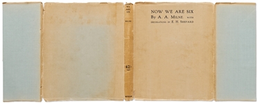 A.A. Milne & Ernest H. Shepard Signed 1927 Limited Edition of ''Now We Are Six'' -- In Original Dust Jacket