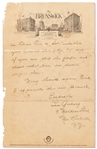 Rare Lot of 3 Lou Gehrig Autograph Letters Signed -- ''...Babe wants half of these...''