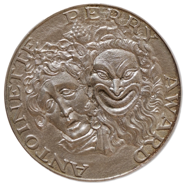 Tony Award from 1949 Awarded to Nanette Fabray for Best Actress in a Musical for Love Life -- From the 3rd Year of the Awards & the First Year the Tony Award Medallion Was Given